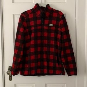 L.L. Bean Buffalo Plain Sweater Fleece Pullover